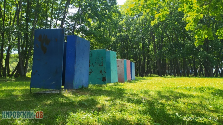 Пляж военного санатория в кп. Горные Ключи