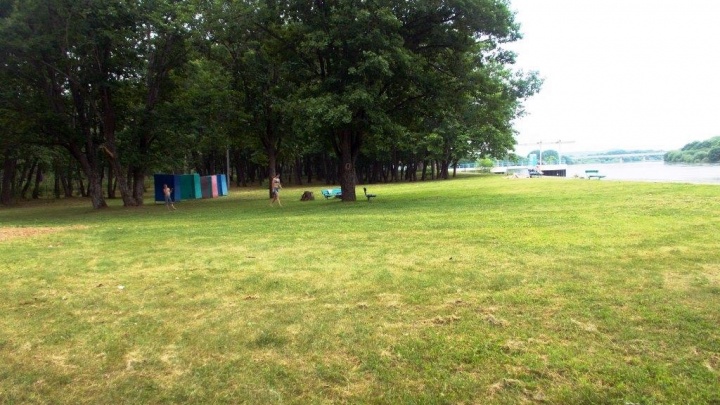 Пляж военного санатория