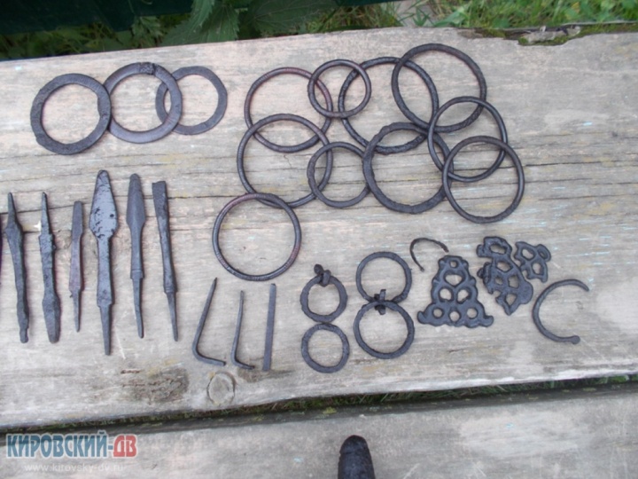 Артефакты, найденные местными жителями на городище Межгорье