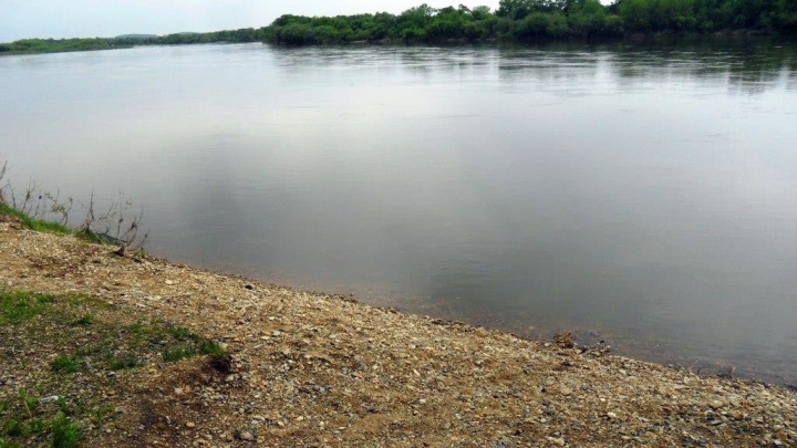 Правый берег ниже моста, место отдыха «Бывший нижний склад»