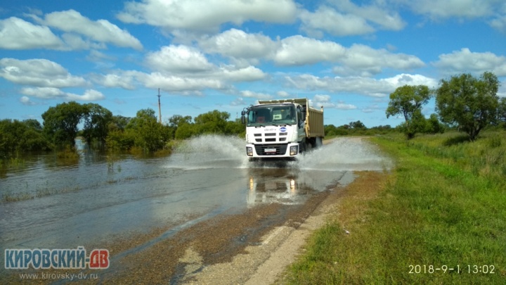 Река Уссури вышла из берегов Река Уссури вышла из берегов